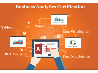 Business Analytics Certification in Laxmi Nagar, Delhi, Best Offer by SLA Institute, with Tableau, Power BI, R & Python Classes, 100% Job,